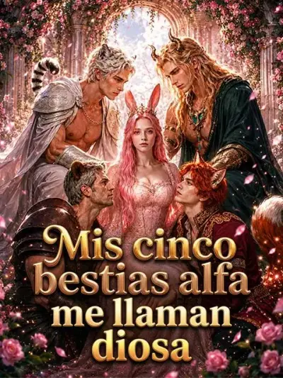 Mis cinco bestias alfa me llaman diosa — portada