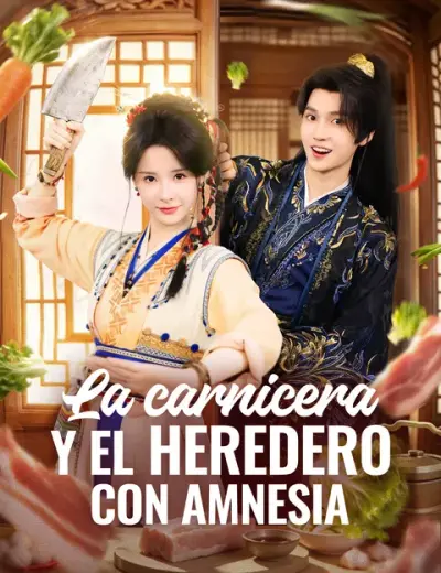 La carnicera y el heredero con amnesia – portada del dorama corto