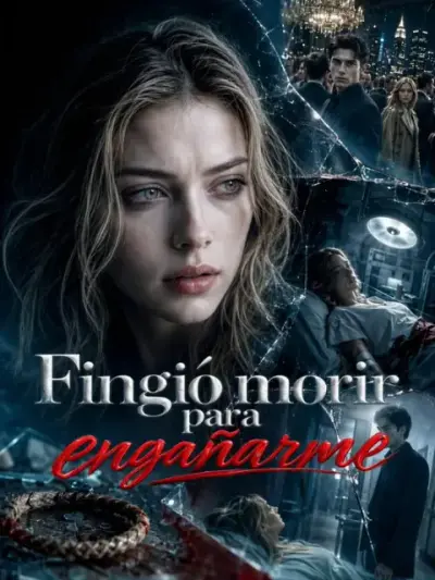 Fingió morir para engañarme — portada