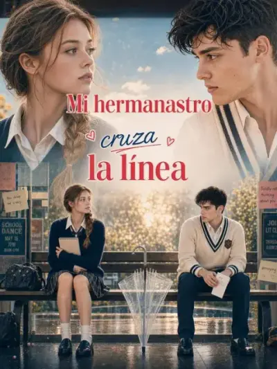 Mi hermanastro cruza la línea — portada