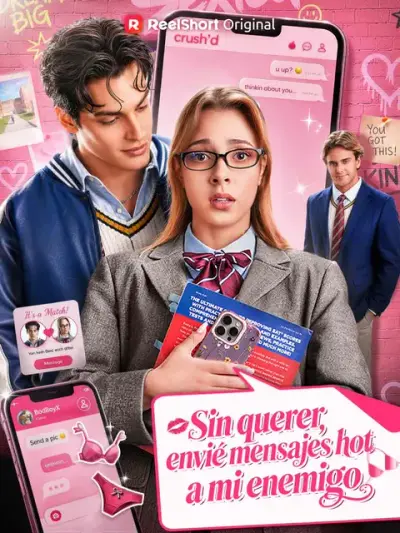 Sin querer, envié mensajes hot a mi enemigo – portada del dorama corto