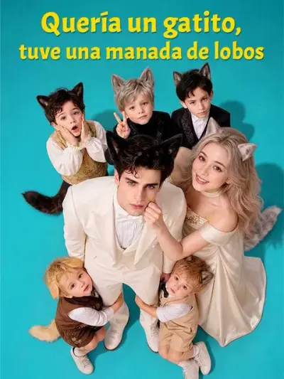 Quería un gatito, tuve una manada de lobos — portada