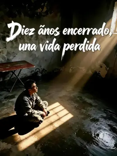 Diez años encerrado, una vida perdida — portada