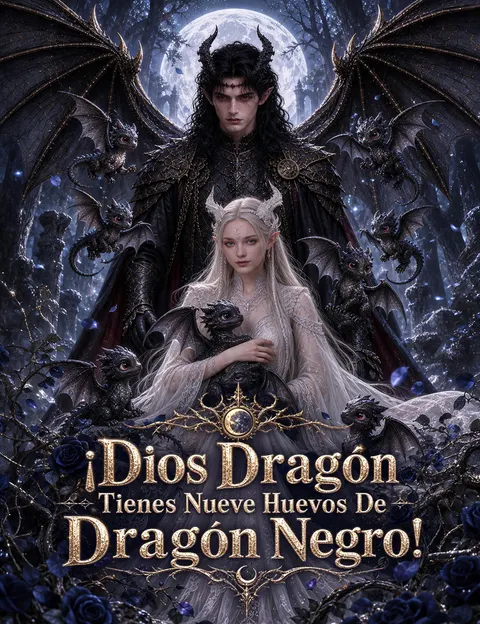 ¡Dios Dragón, tienes nueve huevos de dragón negro!