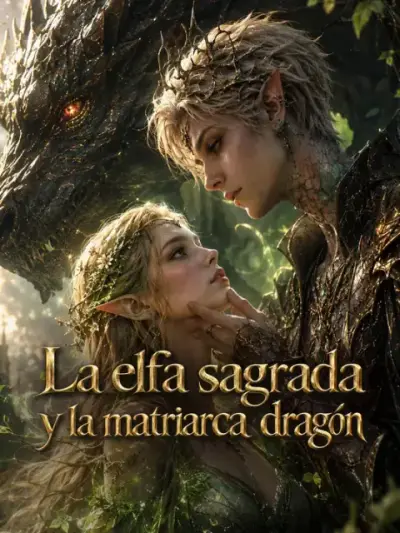 La elfa sagrada y la matriarca dragón — portada