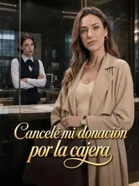 Cancelé mi donación por la cajera completo