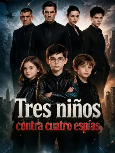 Tres niños contra cuatro espías – portada del dorama corto