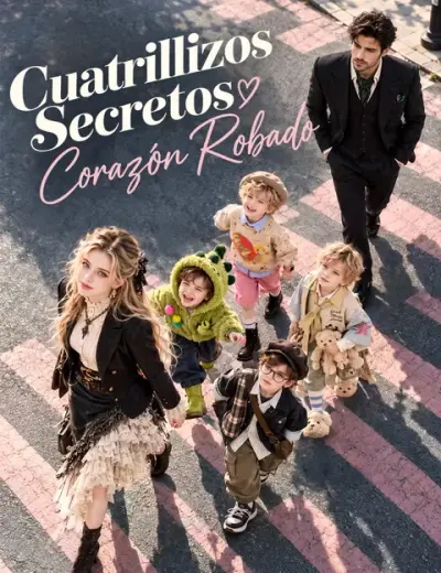 Cuatrillizos secretos, corazón robado – portada del dorama corto