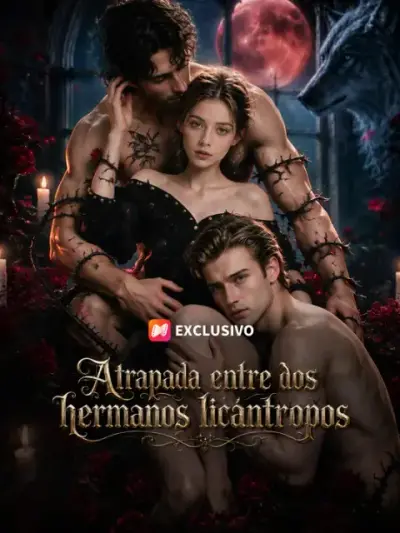 Atrapada entre dos hermanos licántropos — portada