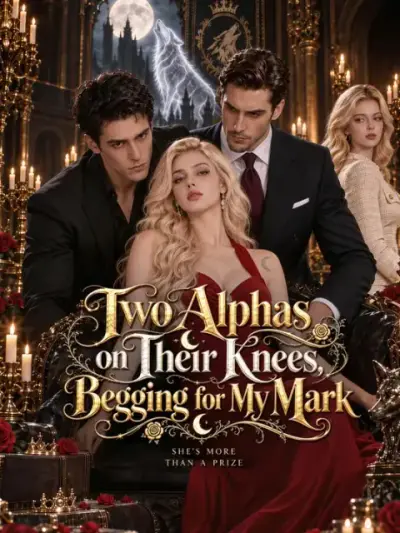 Two Alphas on Their Knees, Begging for My Mark poster