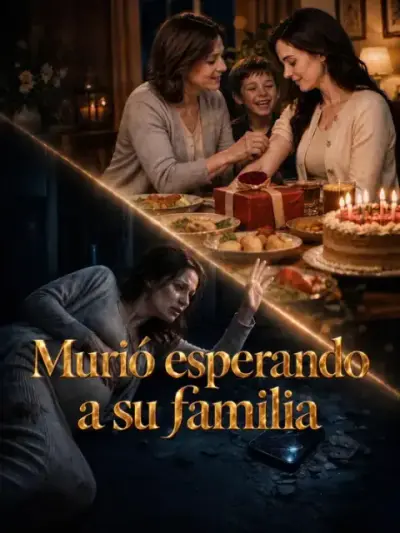 Murió esperando a su familia — portada