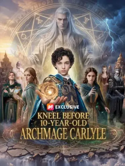 Kneel Before 10-Year-Old Archmage Carlyle — vertical poster