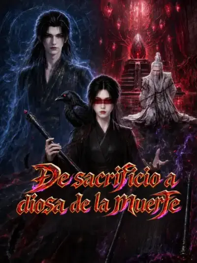 De sacrificio a diosa de la muerte — portada