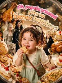 ¡Oh, pequeña princesa! ¿Otra vez tienes hambre? completo