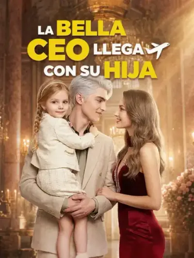 La bella CEO llega con su hija — portada