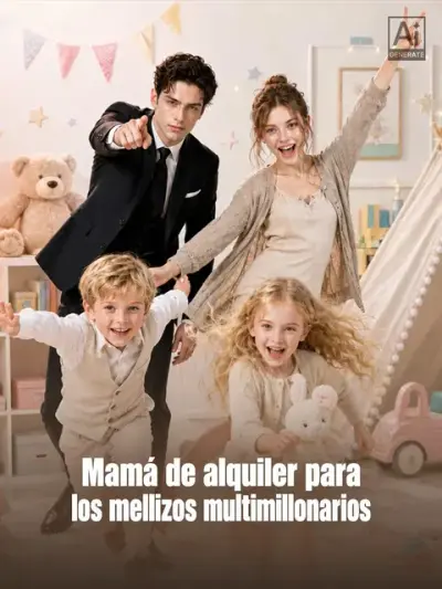 Mamá de alquiler para los mellizos multimillonarios — portada