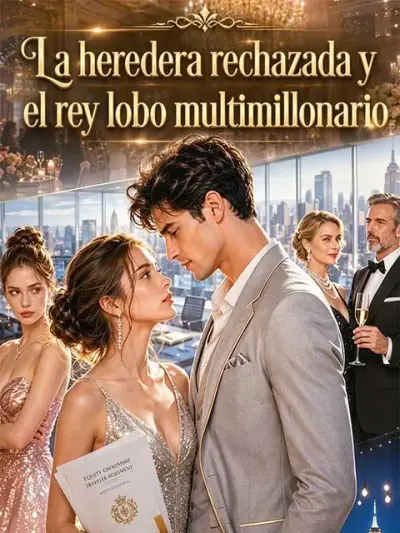 La heredera rechazada y el rey lobo multimillonario — portada