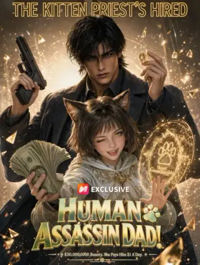 The Kitten Priest’s Hired Human Assassin Dad — vertical poster