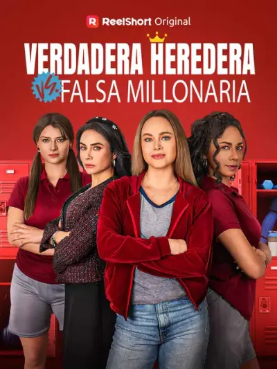 Verdadera heredera vs Falsa millonaria – portada del dorama corto