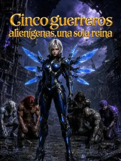 Cinco guerreros alienígenas, una sola reina — portada