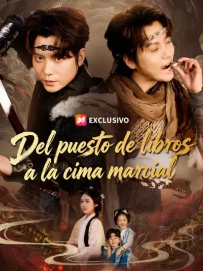 Del puesto de libros a la cima marcial — portada