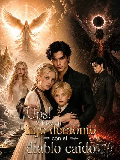 ¡Ups! Tuve un hijo demonio con el diablo caído — portada