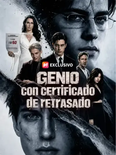 Genio con certificado de retrasado — portada