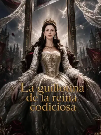 La guillotina de la reina codiciosa — portada