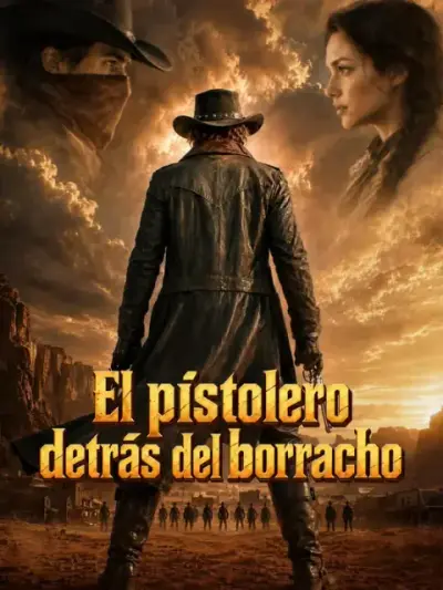 El pistolero detrás del borracho — portada