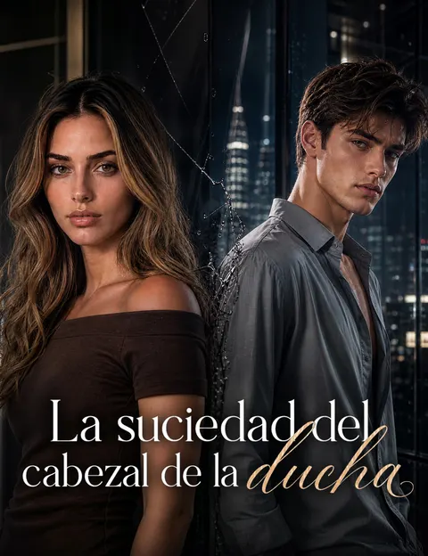 La suciedad del cabezal de la ducha