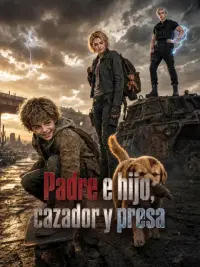 Padre e hijo, cazador y presa completo