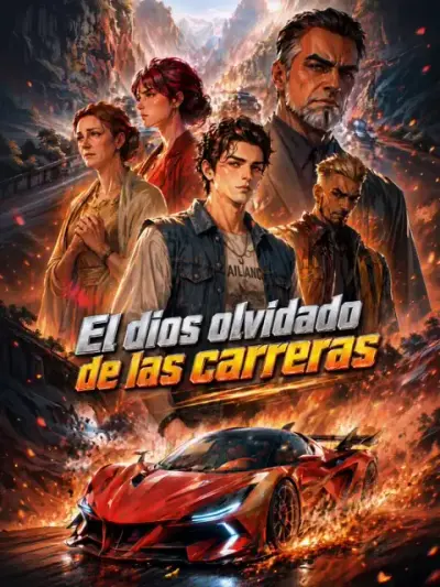 El dios olvidado de las carreras — portada