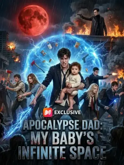 Apocalypse Dad: My Baby’s Infinite Space — vertical poster