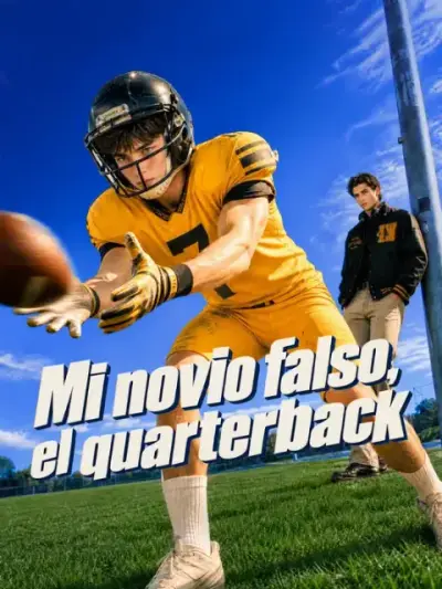 Mi novio falso, el quarterback — portada