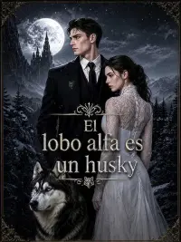 El lobo alfa es un husky completo