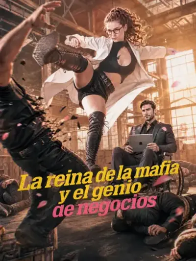 La reina de la mafia y el genio de negocios — portada