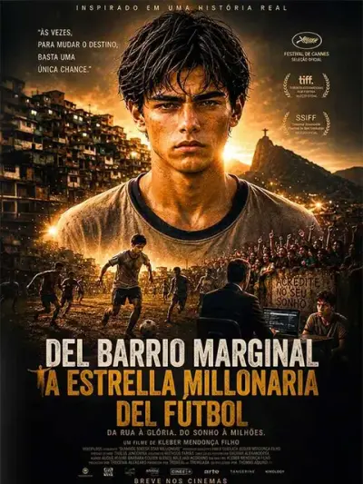 Del barrio marginal a estrella millonaria del fútbol — portada