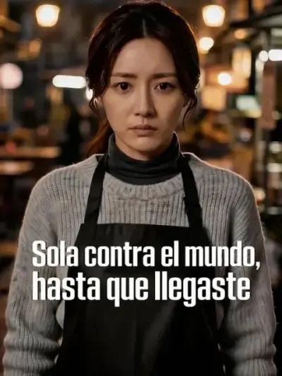 Sola contra el mundo, hasta que llegaste — portada