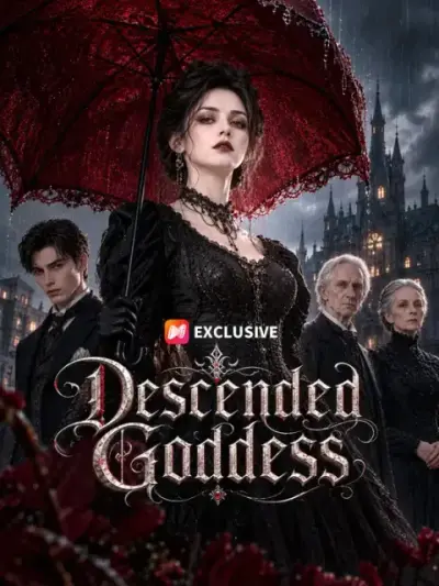 Descended Goddess — vertical poster